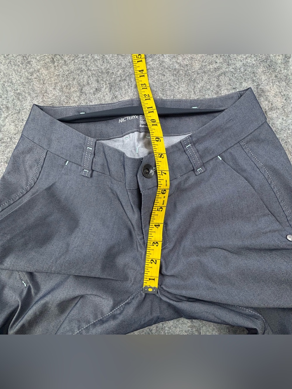 Arc'teryx | A2B Commuter Pants | Gray | Trim Fit | Women's Size 8 - Picture 9 of 10